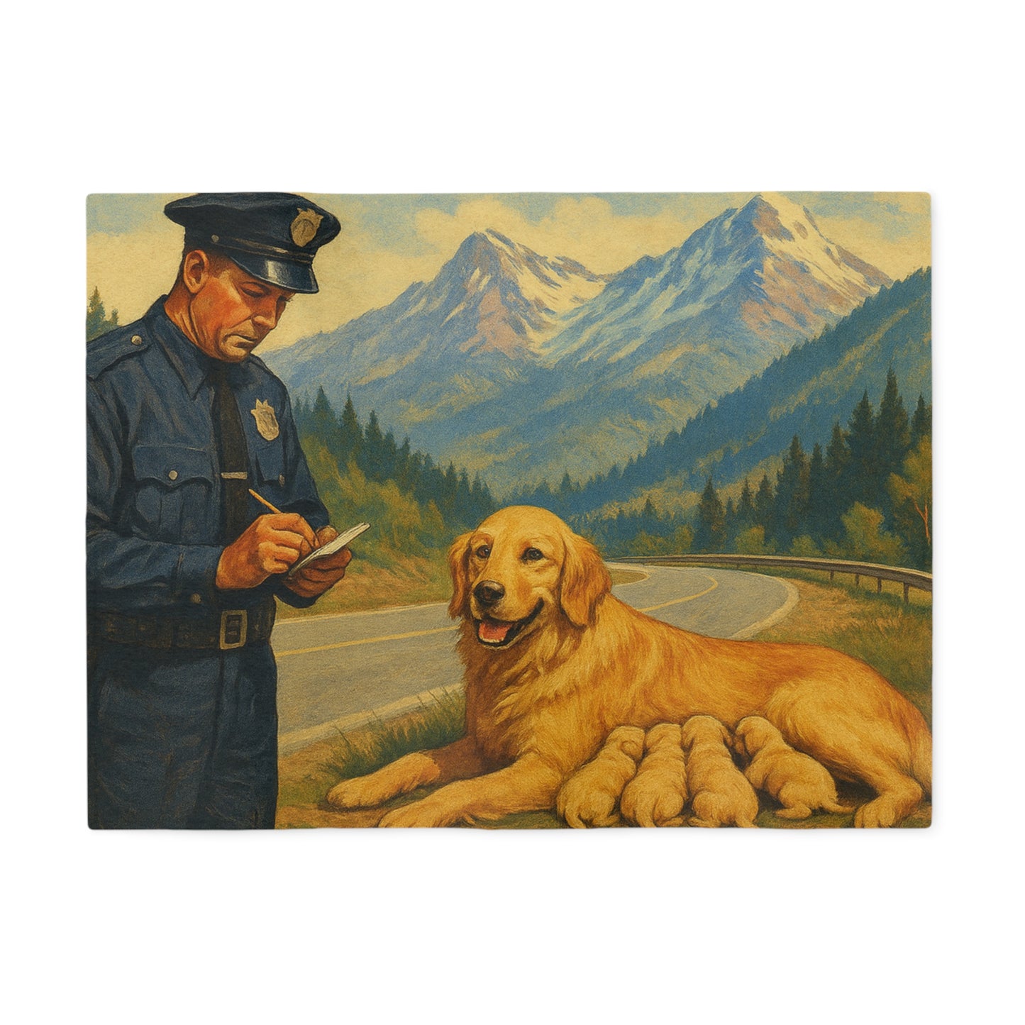 Golden Retriever Blanket