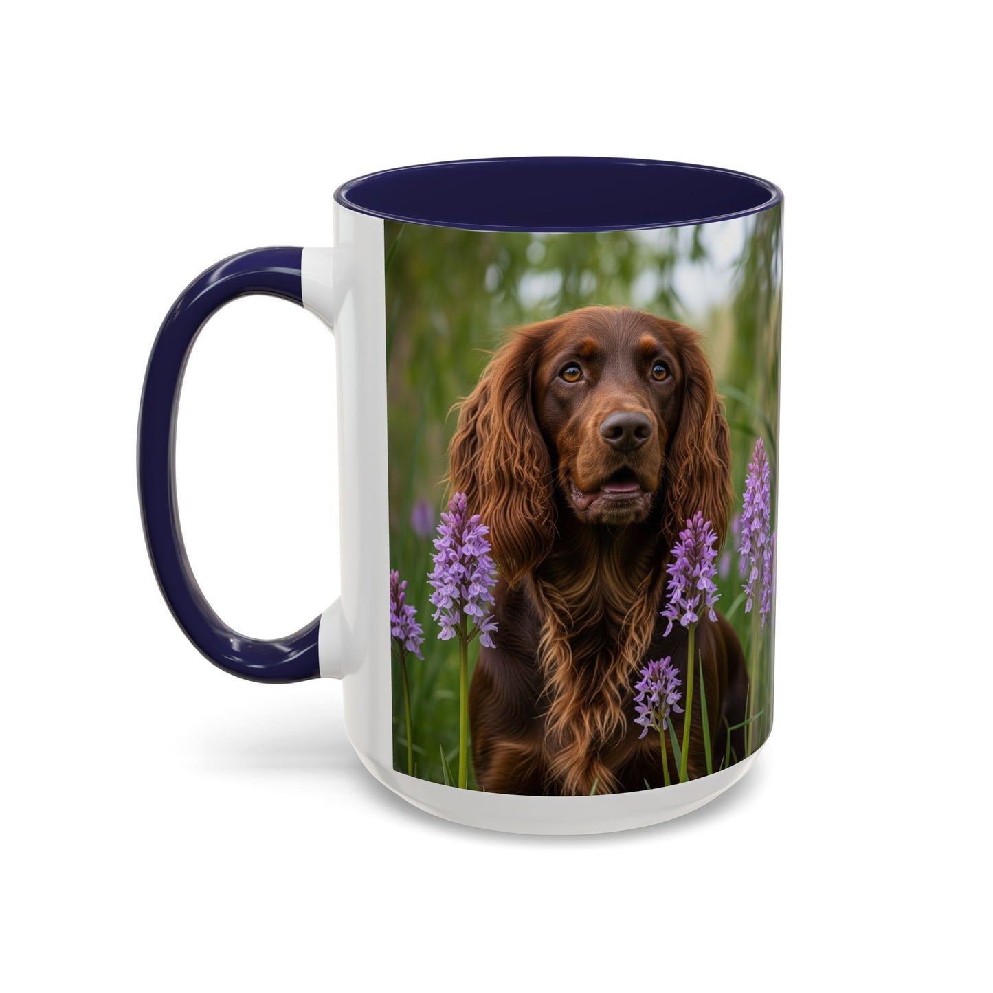 Mug à café à motif épagneul Pont-Audemer - Cadeau idéal pour les amoureux des chiens