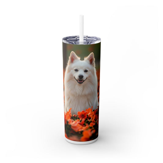 Indian Spitz Tumbler with Straw, 20oz