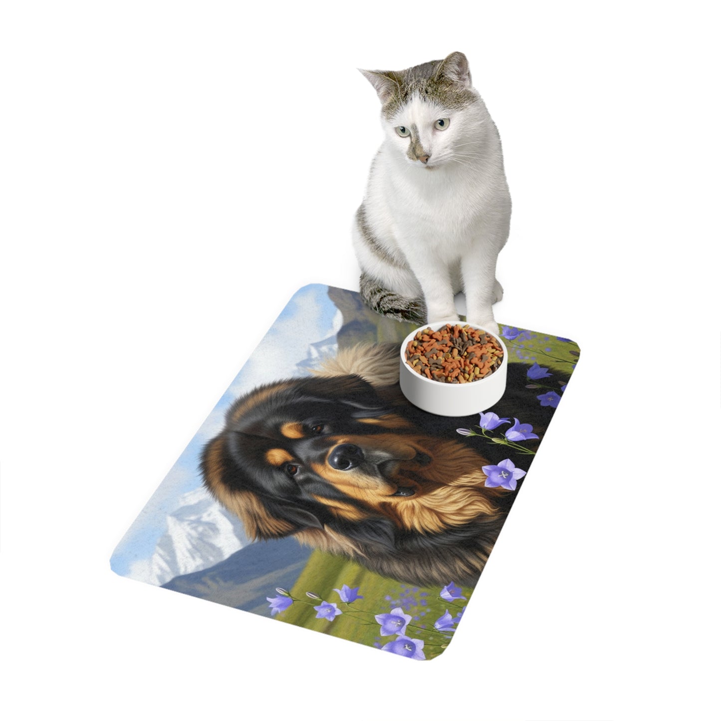 Pet Food Mat (12x18) - Tibetan Mastiff