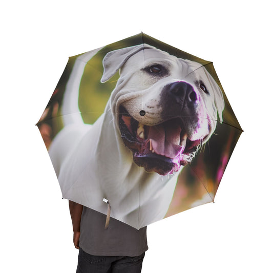 Dogo Argentino Semi-Automatic Foldable Umbrella