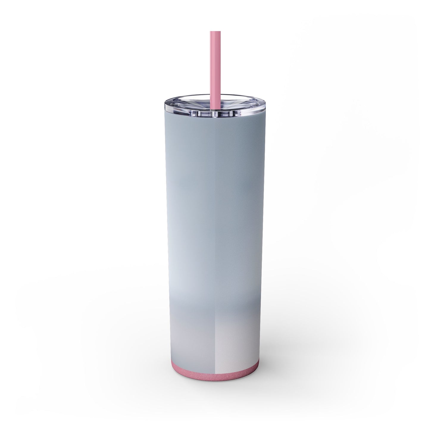 Miniature Bull Terrier Tumbler with Straw, 20oz
