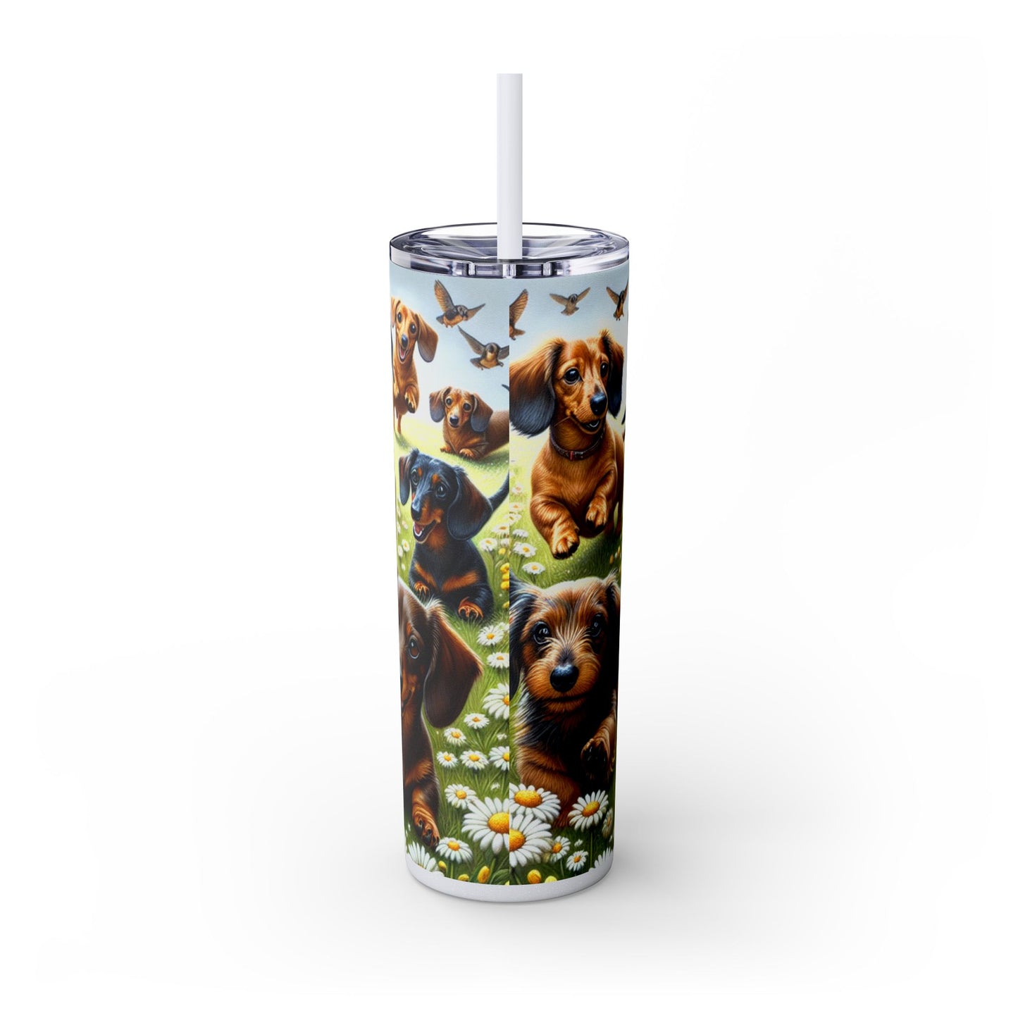 Dachshund with Straw, 20oz