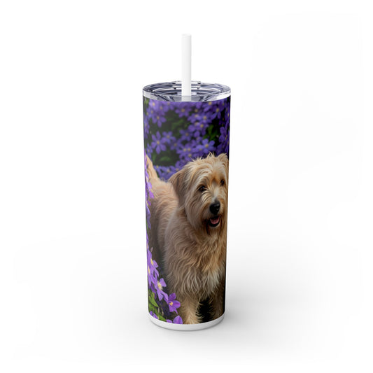 Berger Picard Skinny Tumbler with Straw, 20oz