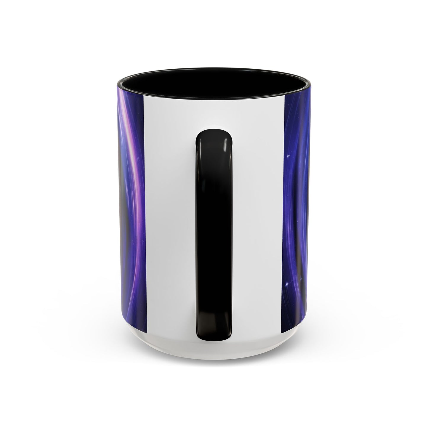 Optical Illusion Accent Mug – Ceramic Coffee Cup