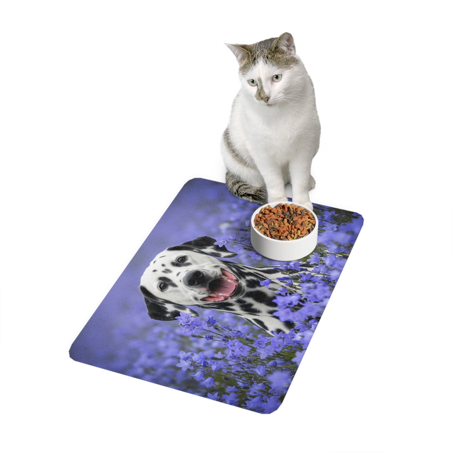 Pet Food Mat (12x18) - Dalmatian