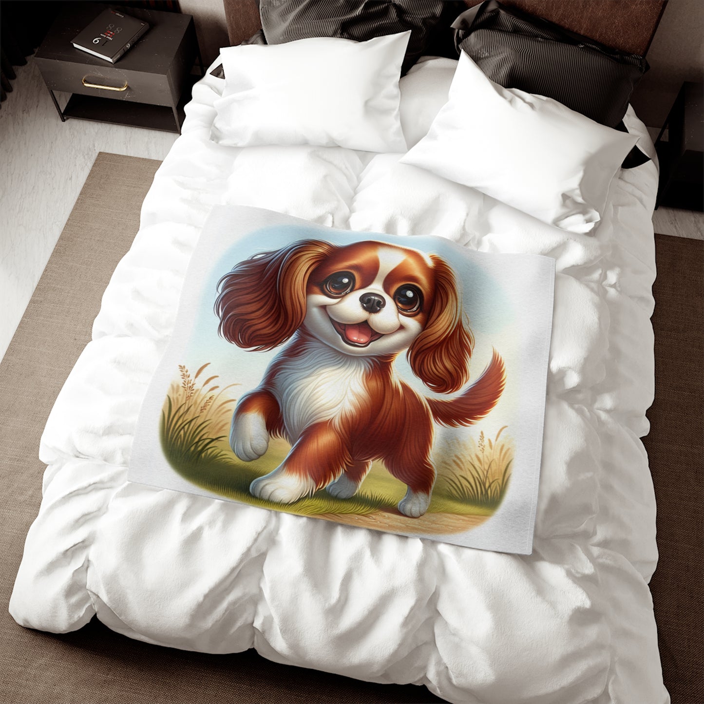English Toy Spaniel Sweatshirt Blanket
