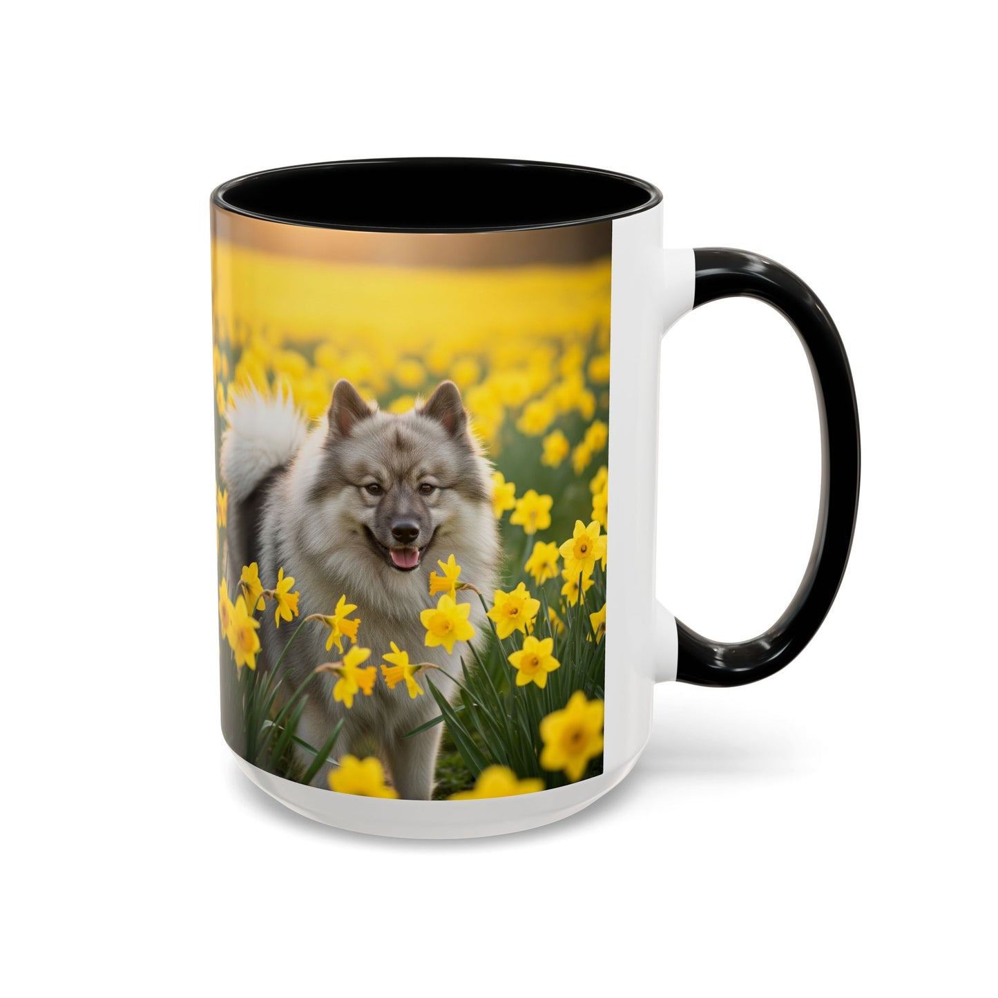 Taza con detalles de Keeshond: el regalo perfecto para los amantes de los perros