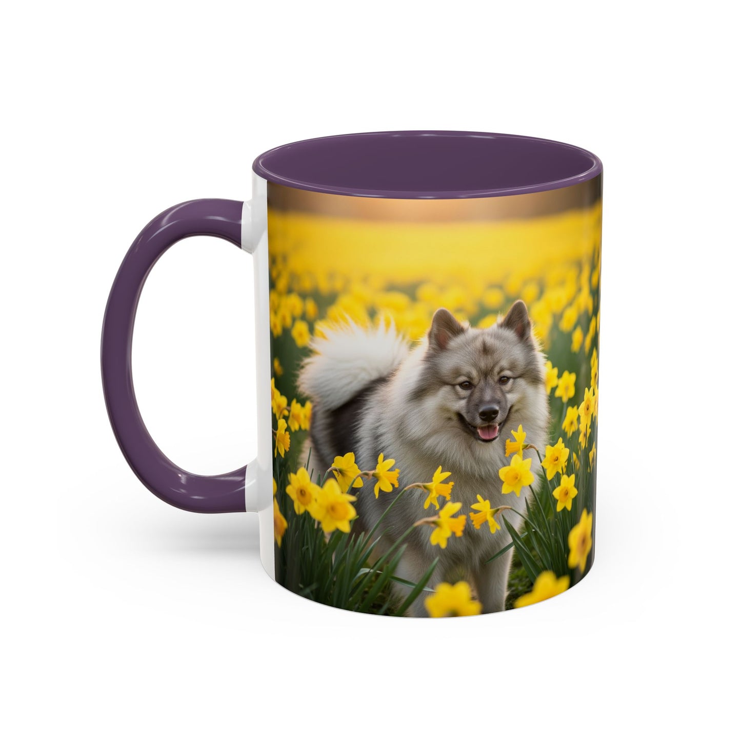Taza con detalles de Keeshond: el regalo perfecto para los amantes de los perros