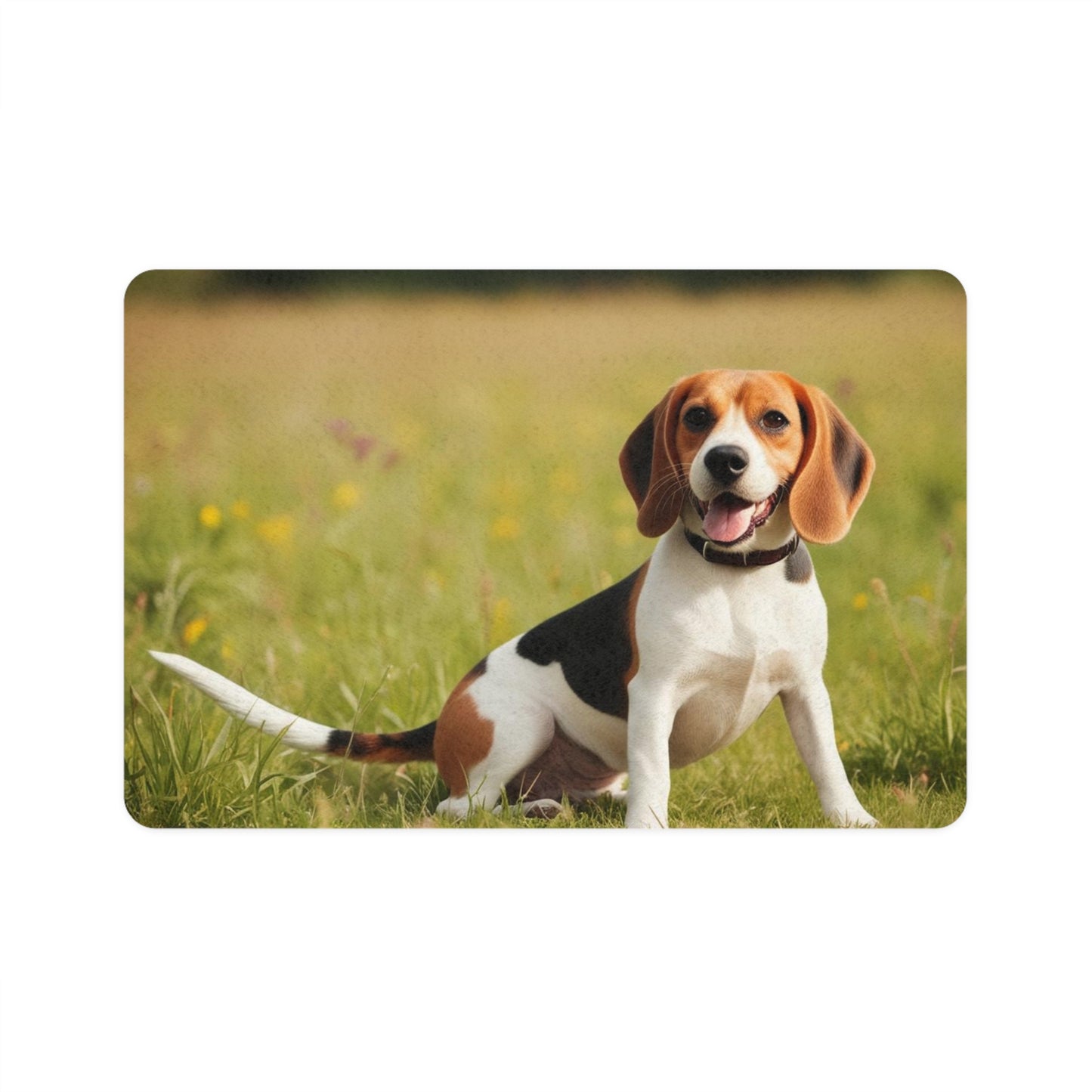 Pet Food Mat (12x18) - Beagle