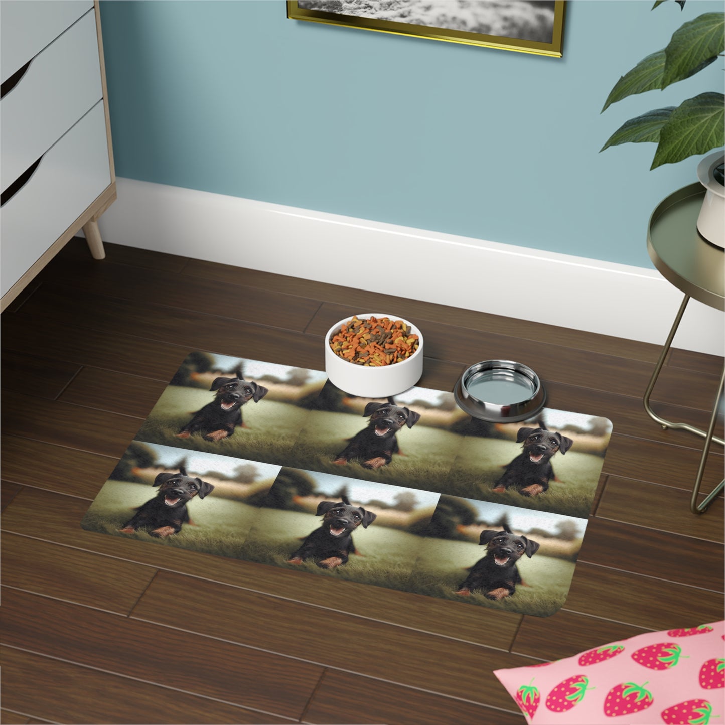 Pet Food Mat (12x18) - German Hunting Terrier