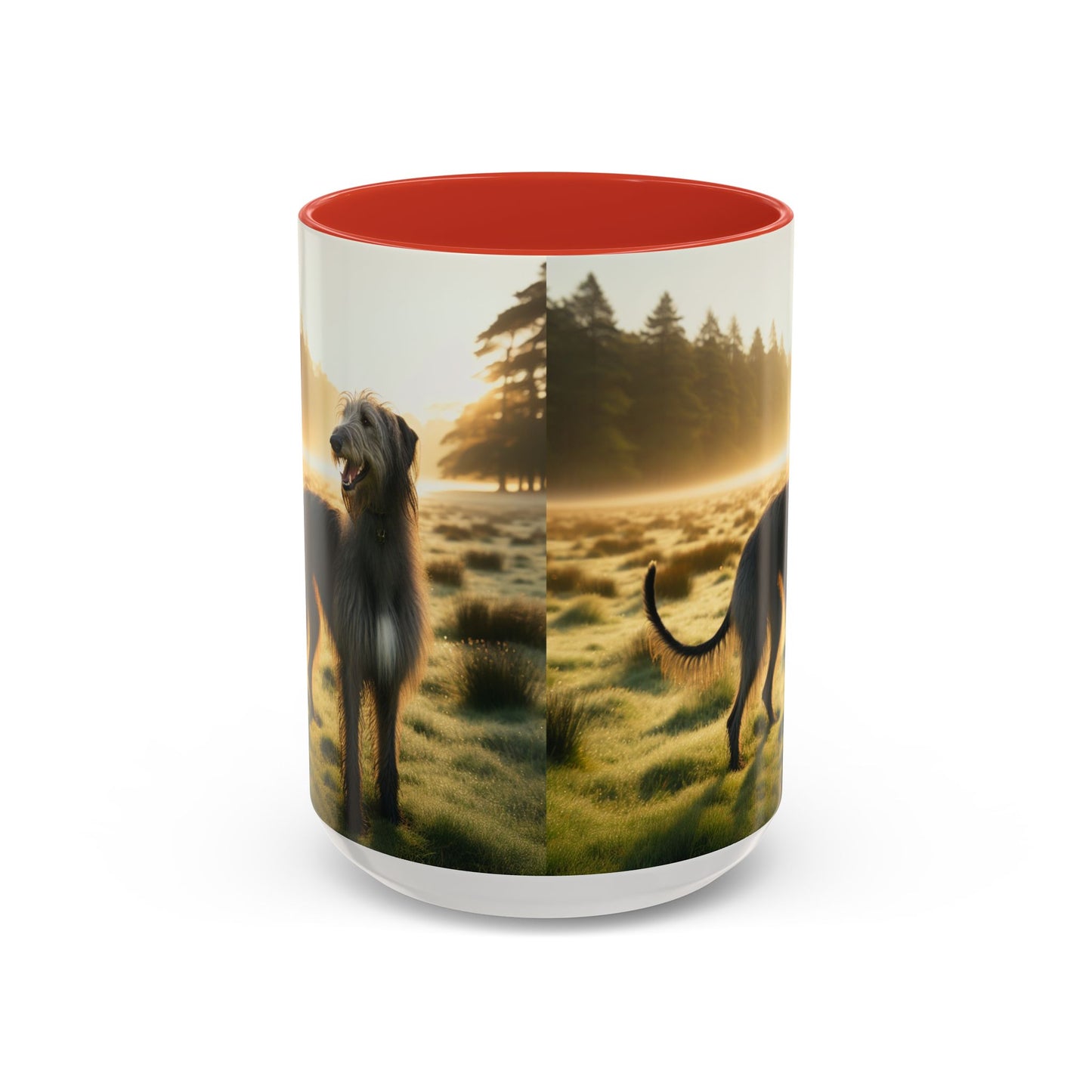 Scottish Deerhound Accent Coffee Mug - Perfect Gift for Dog Lovers