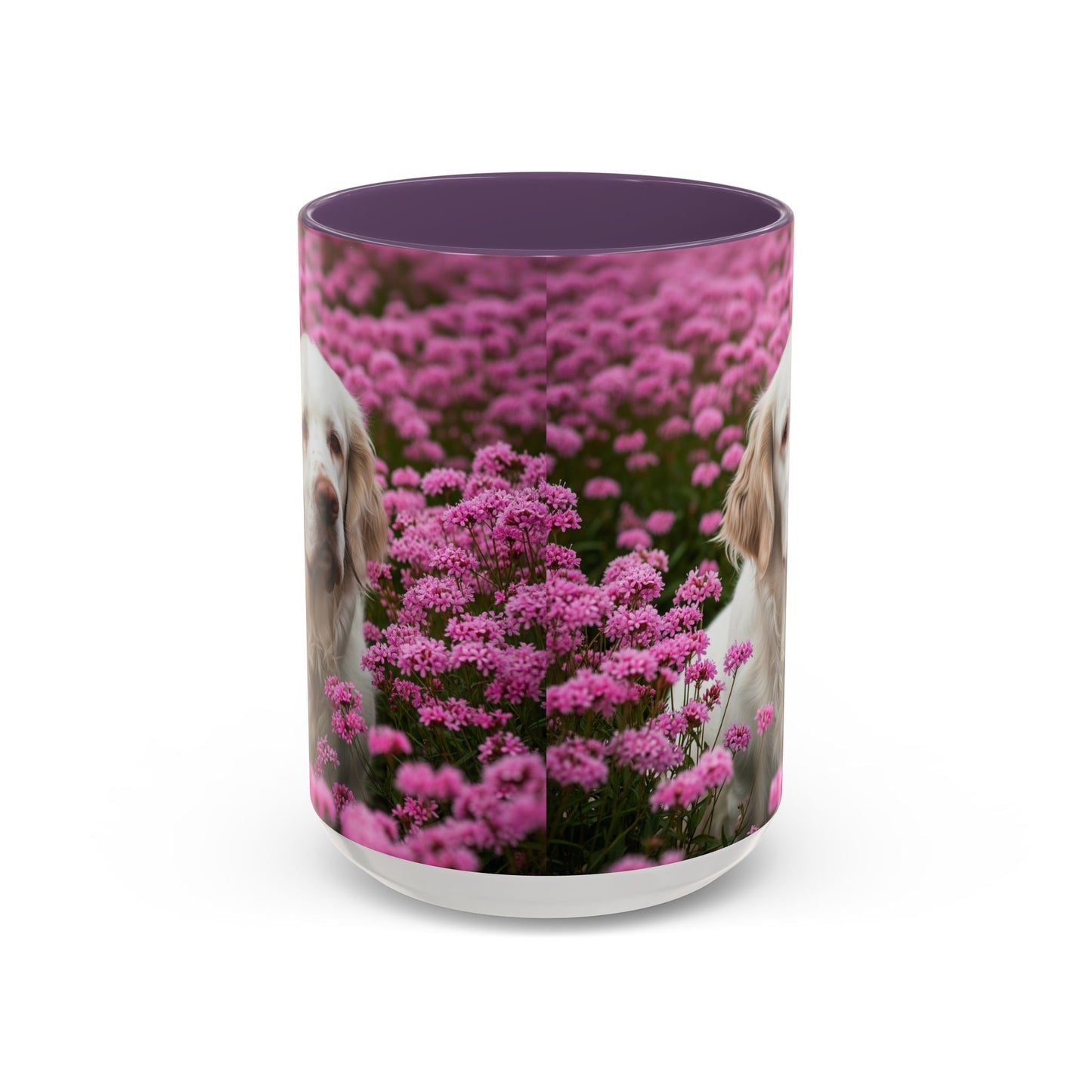 Clumber Spaniel Accent Coffee Mug - Perfect Gift for Dog Lovers
