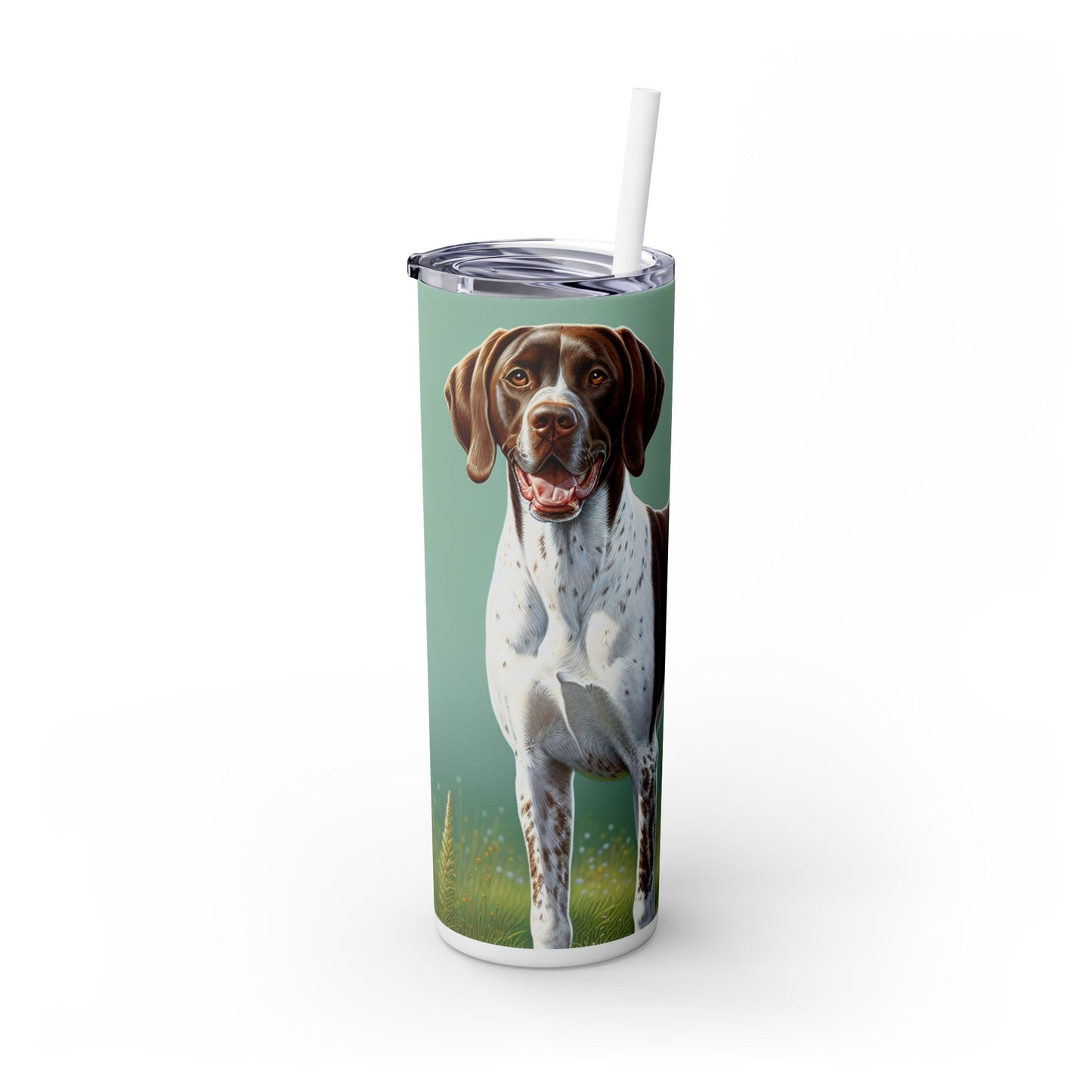 Pointer Skinny Tumbler with Straw, 20oz