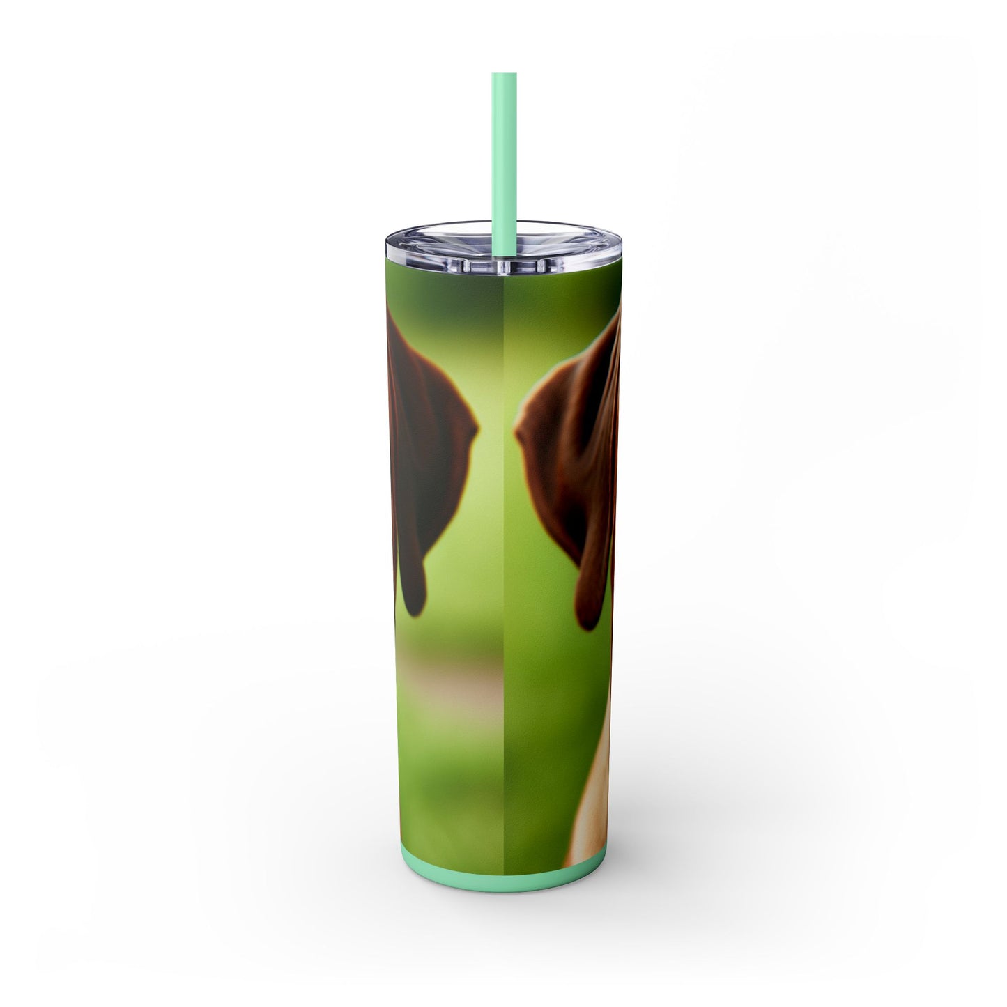 Rhodesian Ridgeback Skinny Tumbler with Straw, 20oz
