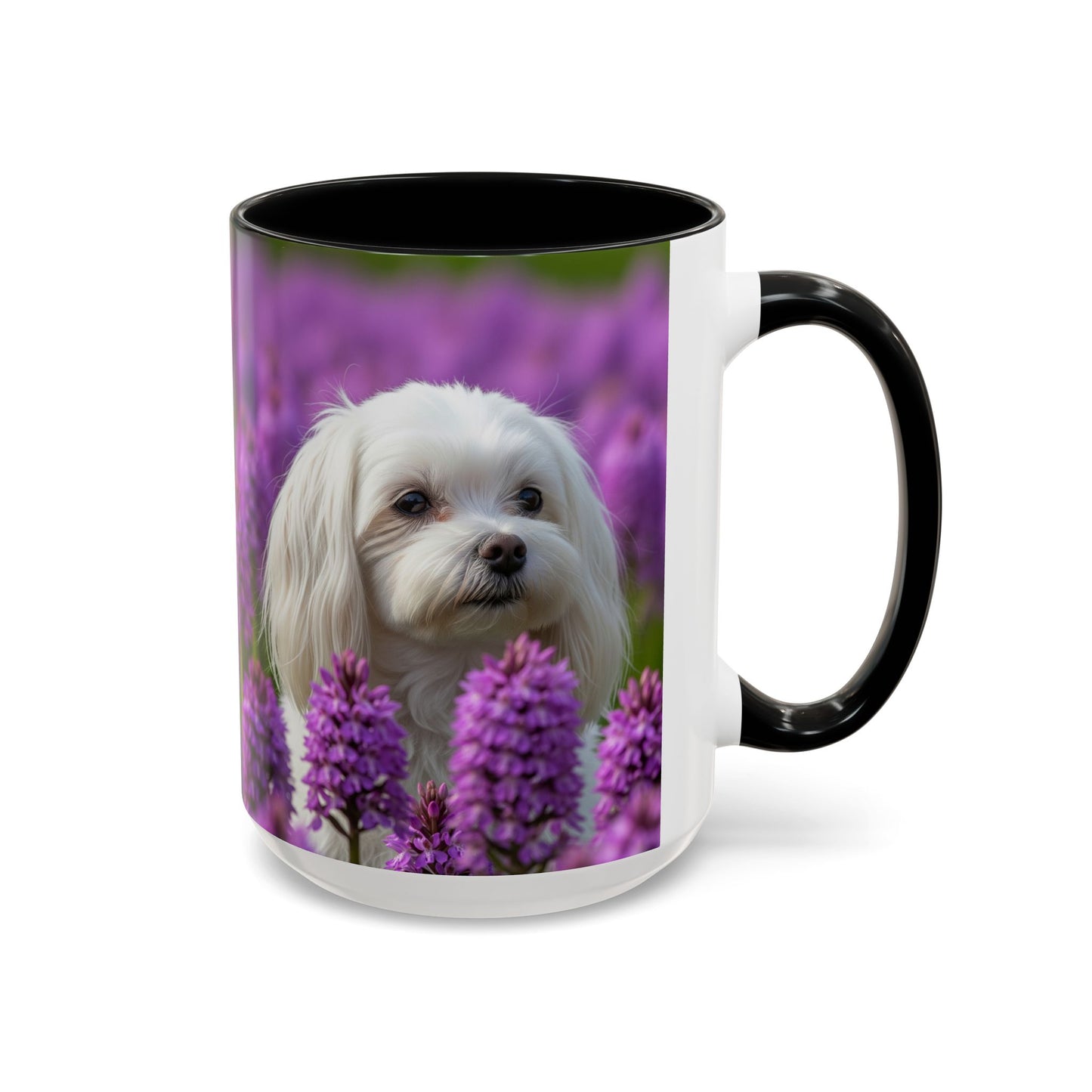 Mug à café à motif maltais - Cadeau idéal pour les amoureux des chiens