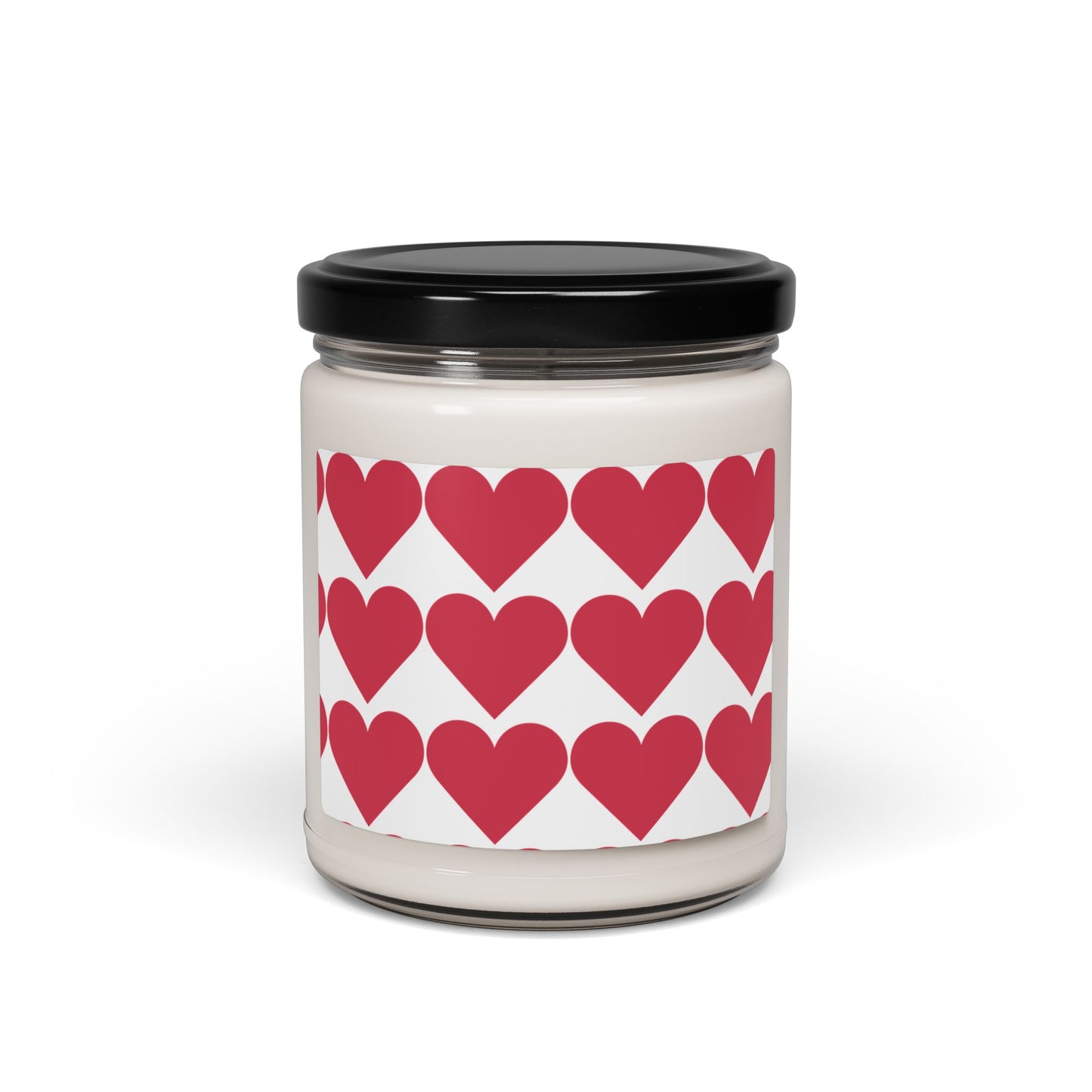 Red Hearts- Scented Soy Candle, 9oz