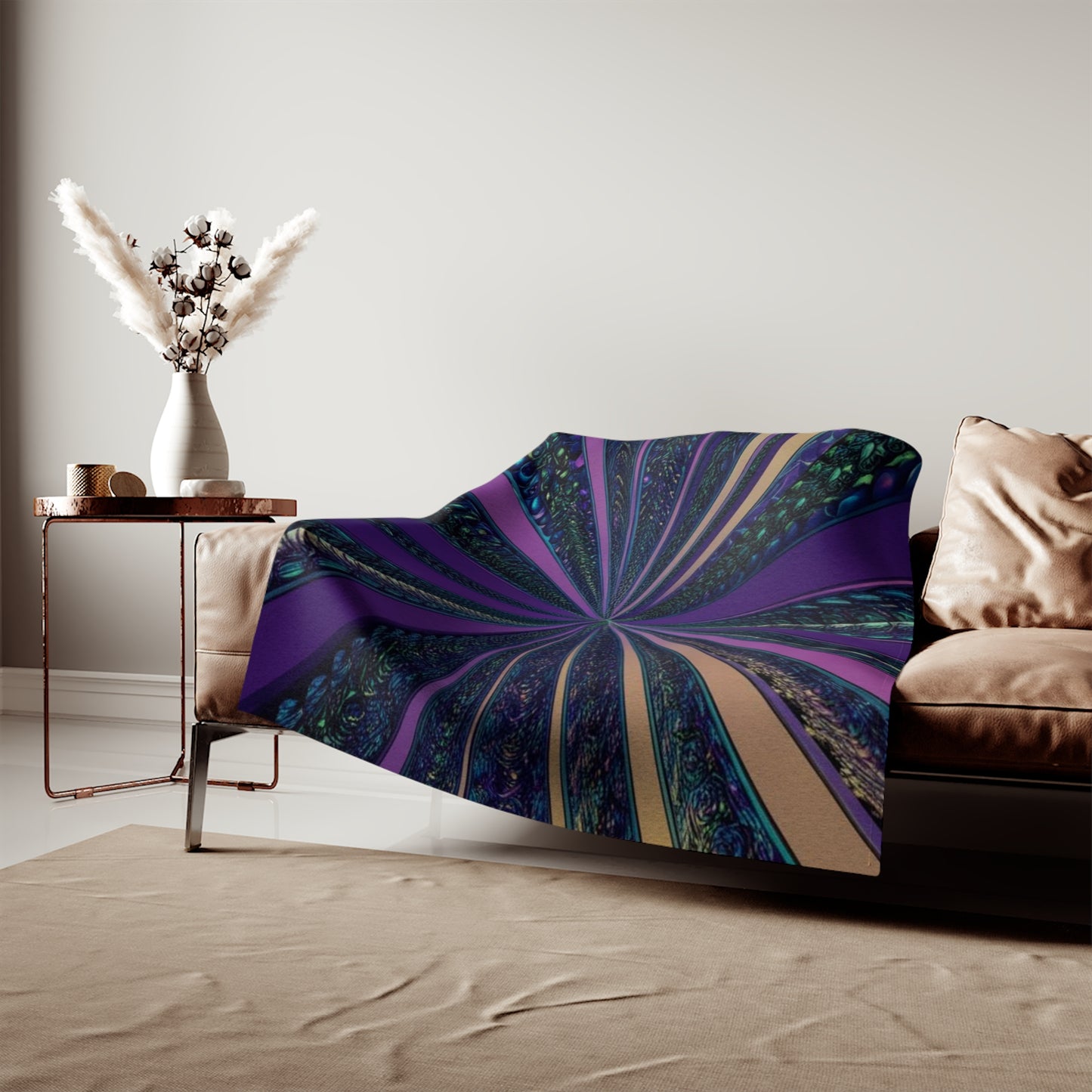 Sweat-shirt/couverture à illusion d'optique