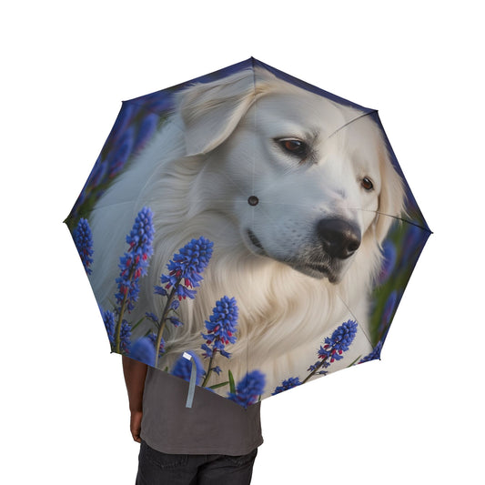 Portuguese Sheepdog Semi-Automatic Foldable Umbrella