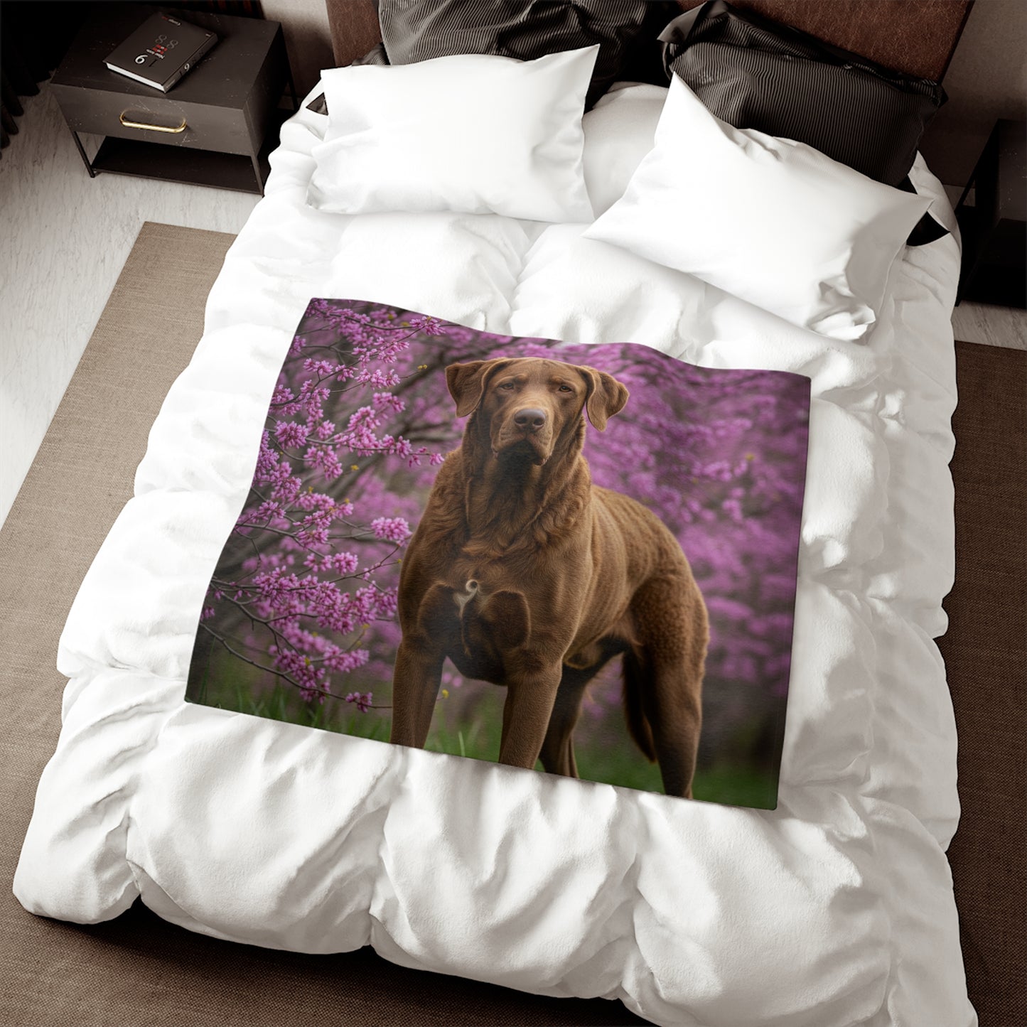 Chesapeake Bay Retriever Sweatshirt Blanket