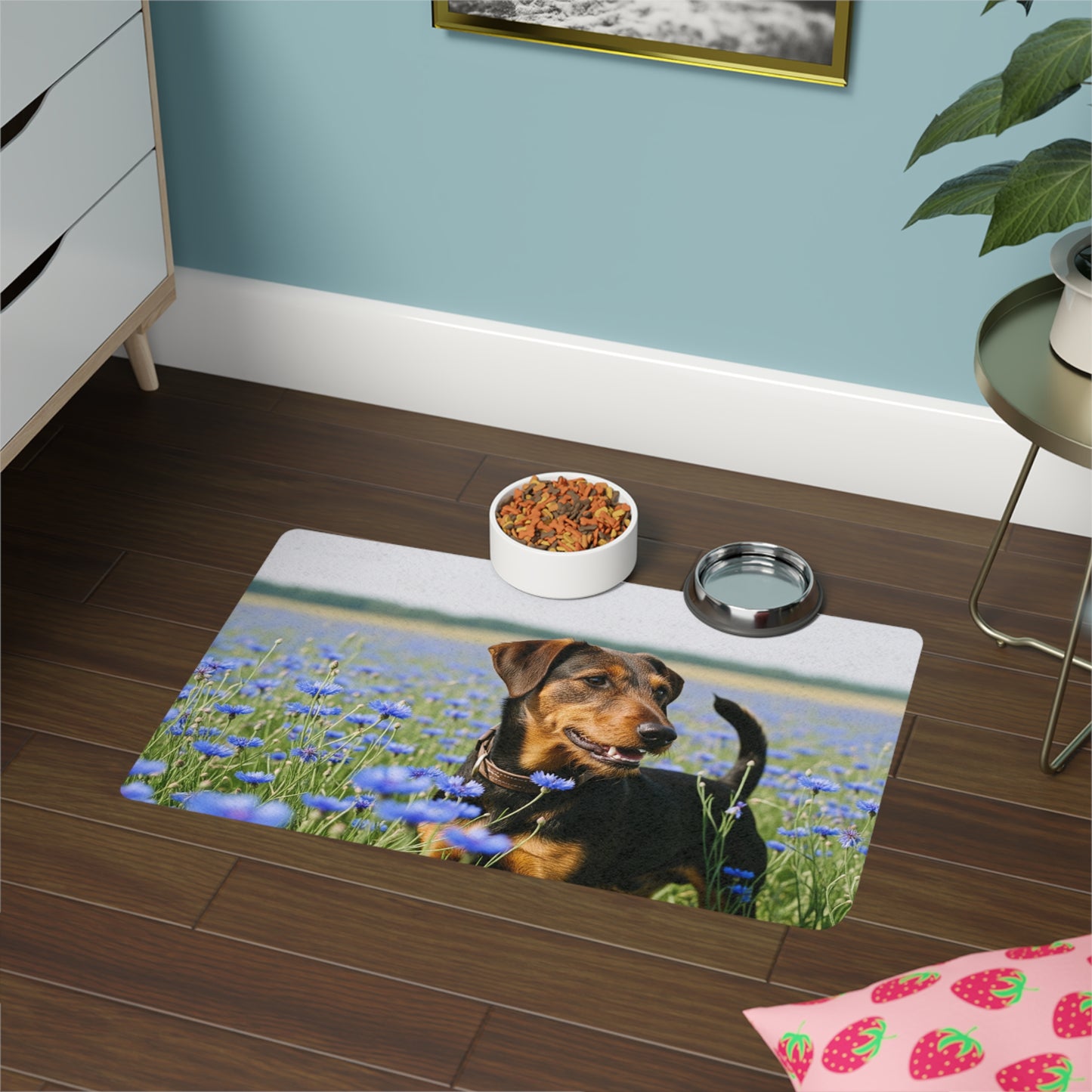 Pet Food Mat (12x18) - Deutscher Jagdterrier