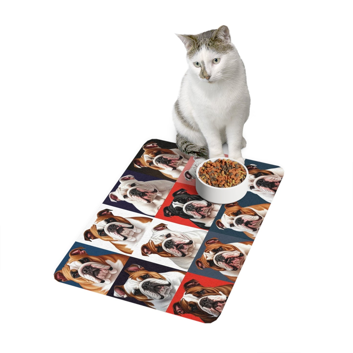 Pet Food Mat (12x18) - Bulldogs