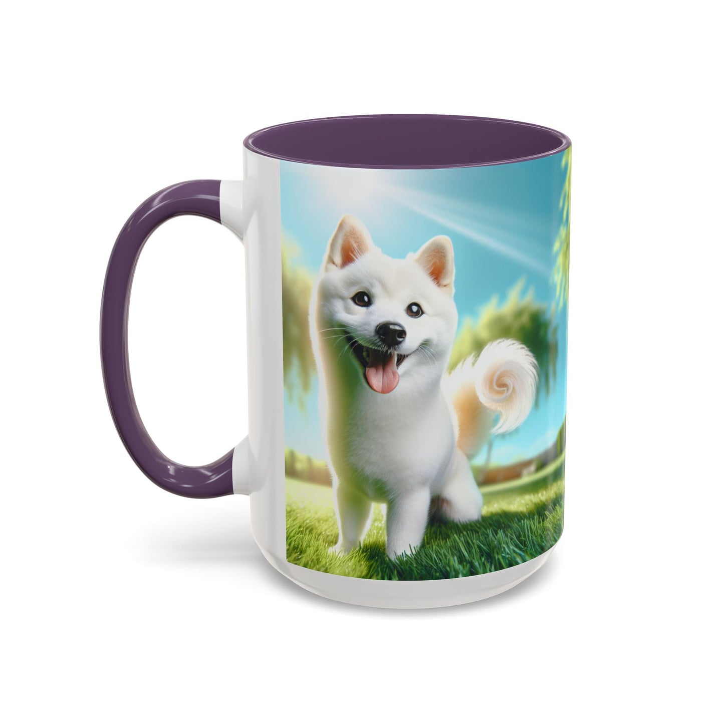 Mug Kishu Ken Accent Coffee - Cadeau idéal pour les amoureux des chiens