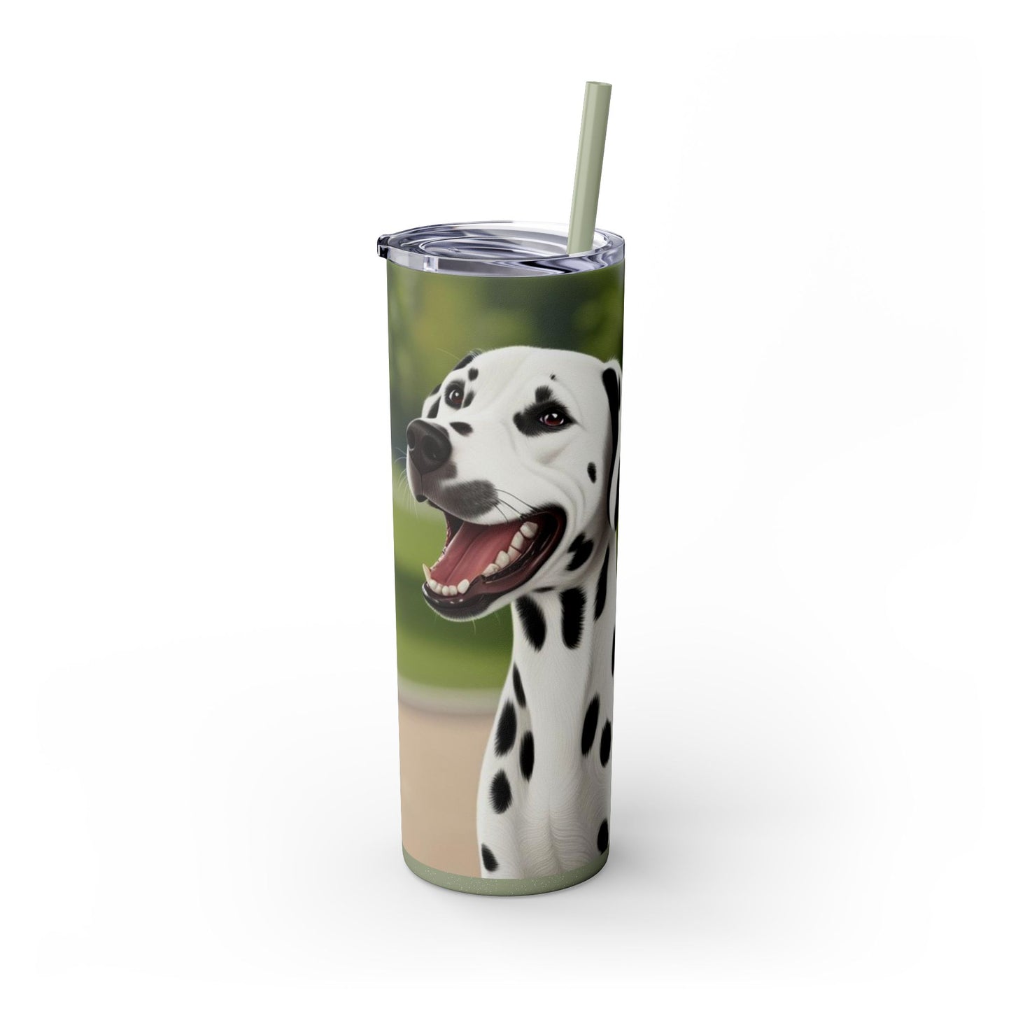 Skinny Tumbler with Straw – 20 oz Stainless Steel Cup