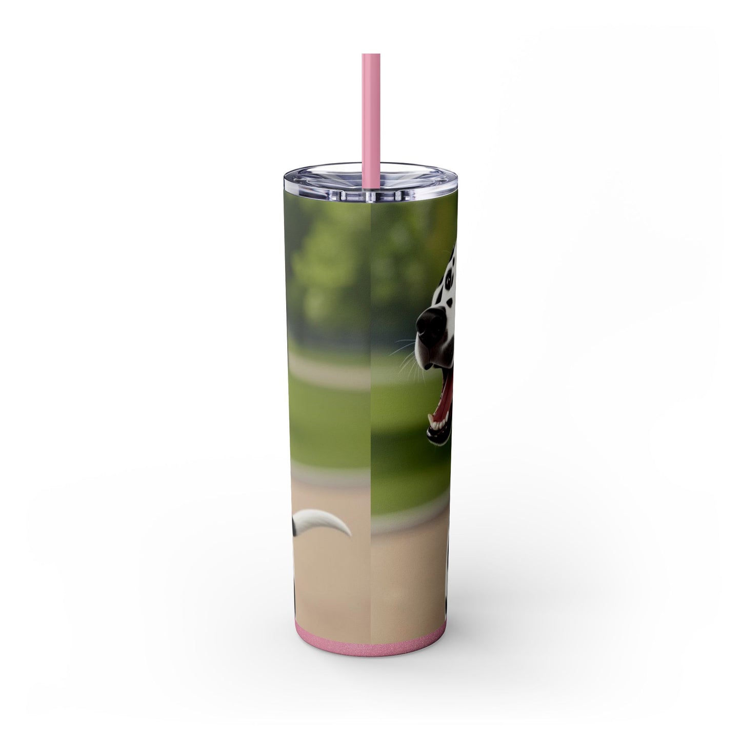 Skinny Tumbler with Straw – 20 oz Stainless Steel Cup