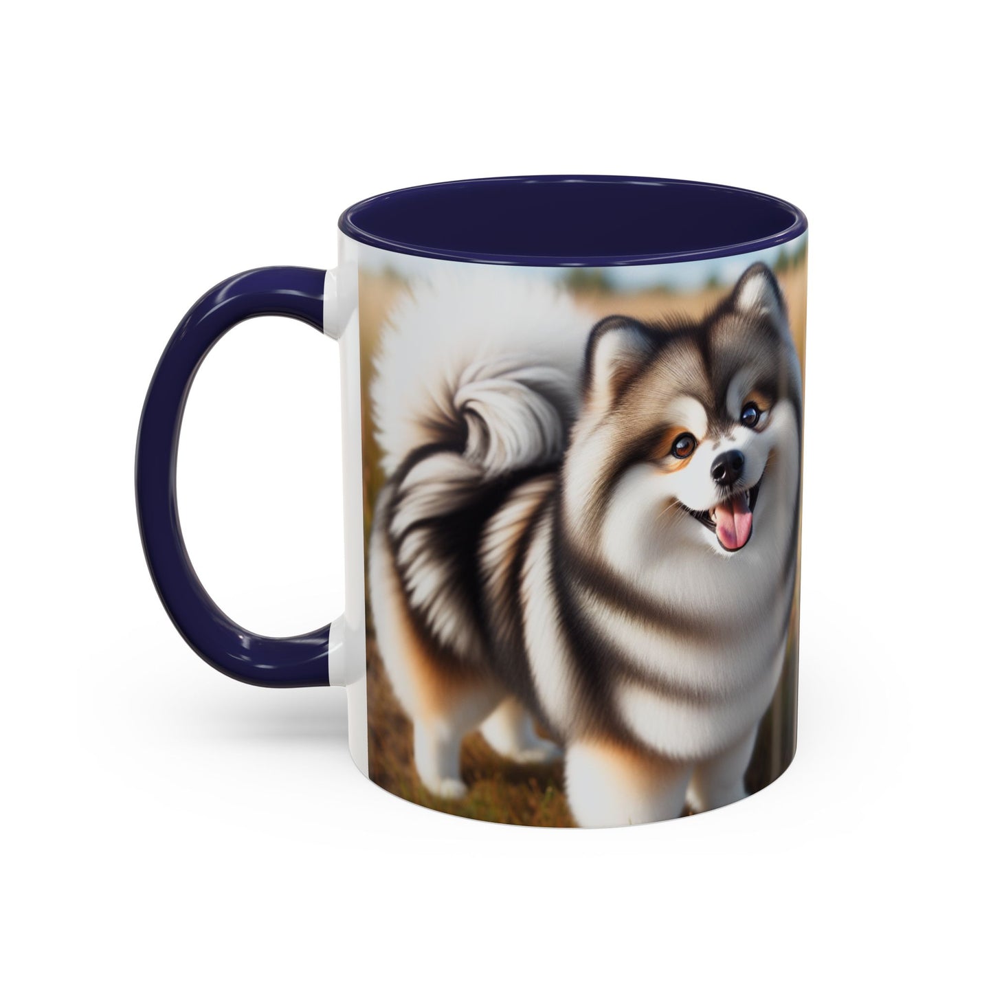 Taza de café con detalles de Pomsky: el regalo perfecto para los amantes de los perros