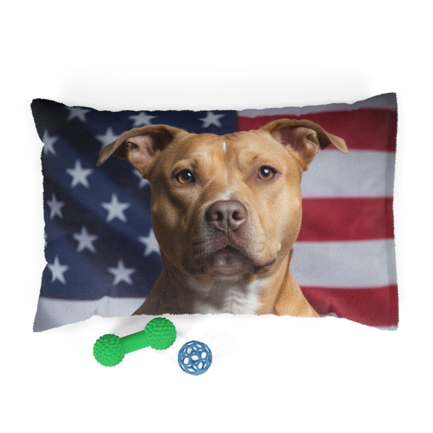 American Pit Bull Terrier Patriotic Pet Bed