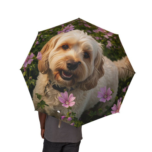 Cockapoo Semi-Automatic Foldable Umbrella