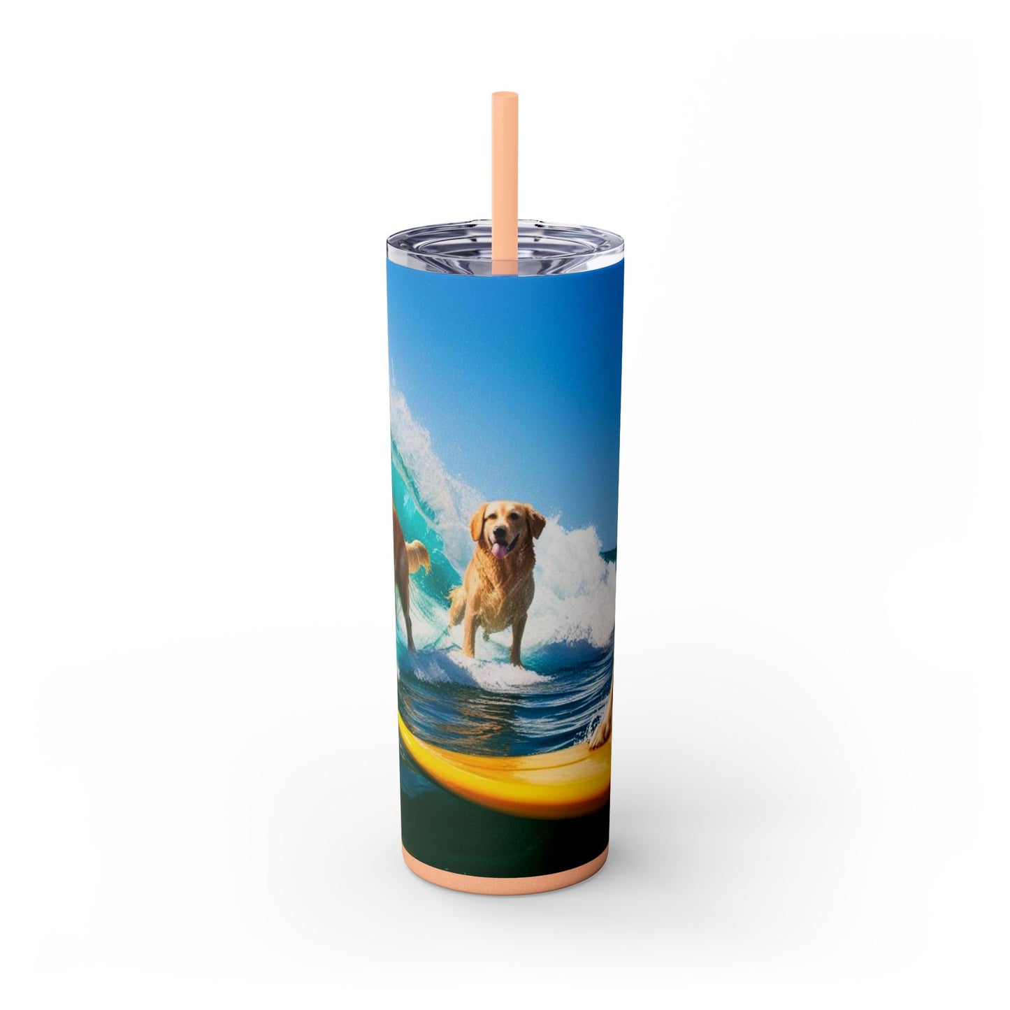 Surf Dogs Tumbler with Straw, 20oz