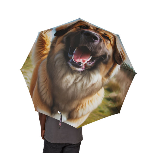 Estrela Mountain Dog Semi-Automatic Foldable Umbrella