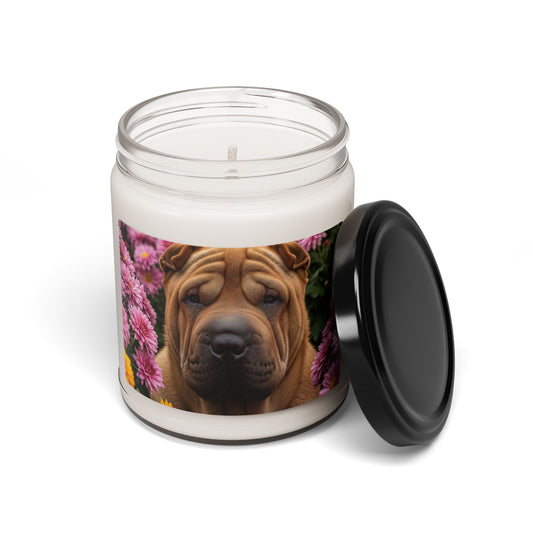 Shar-Pei- Scented Soy Candle, 9oz