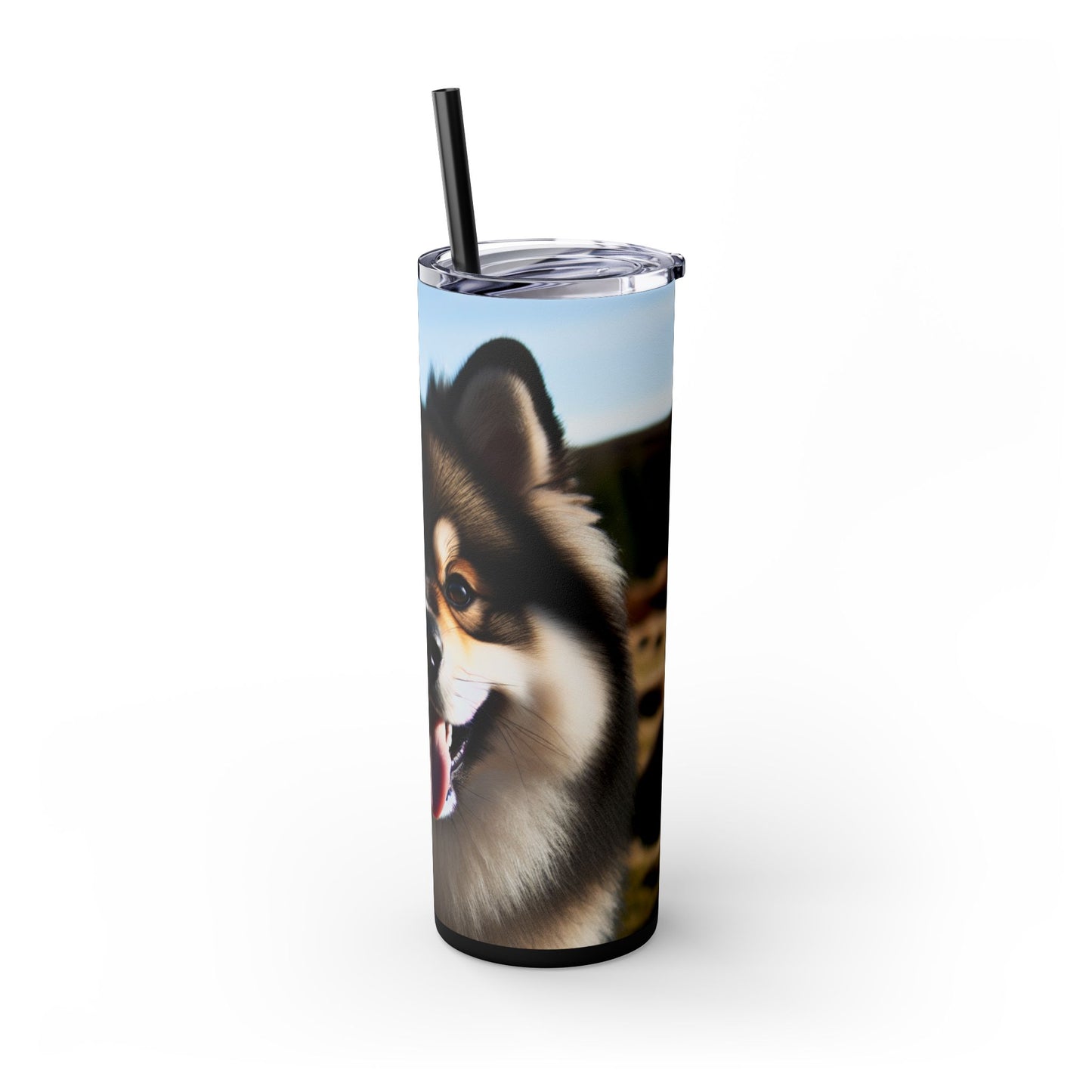 Norwegian Buhund Tumbler with Straw, 20oz