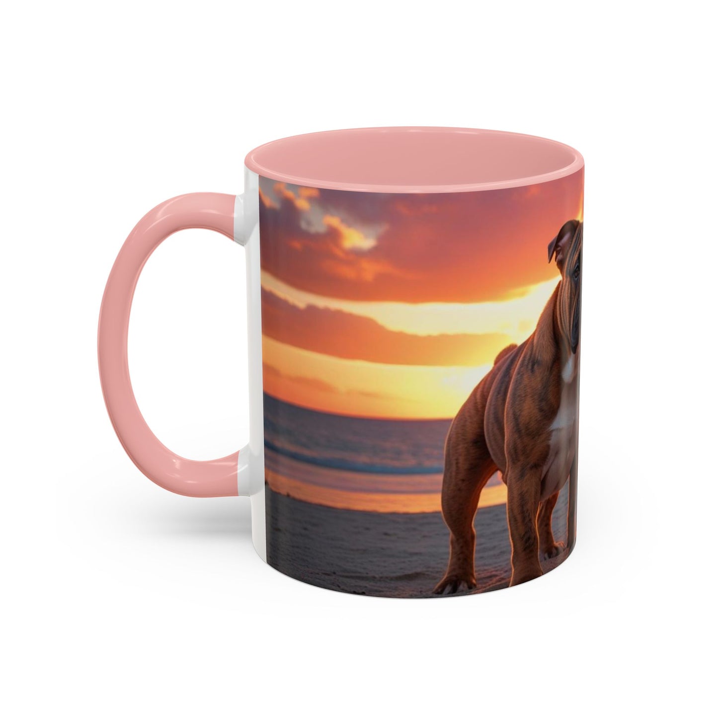 Bulldog Love Accent Coffee Mug - Perfect Gift for Dog Lovers