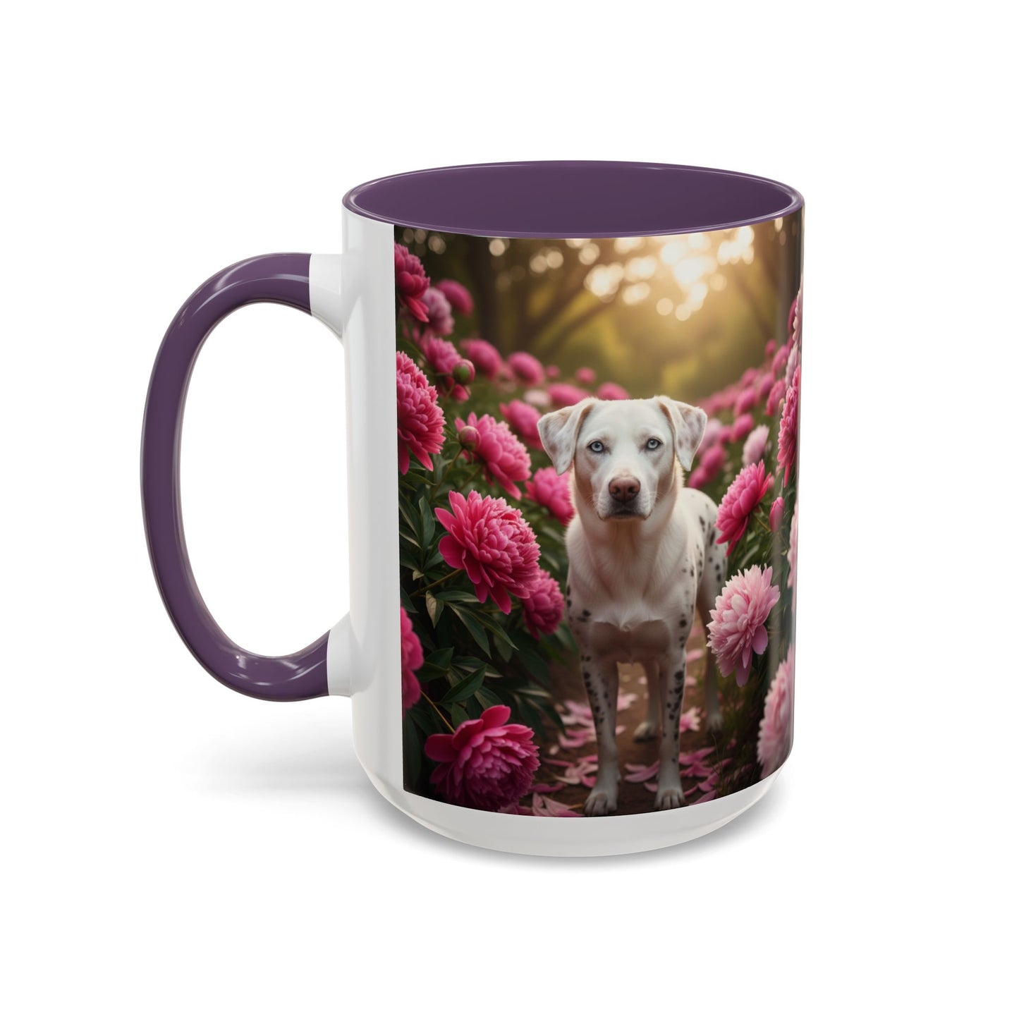 Catahoula Leopard Dog Accent Mug – Ceramic Coffee Cup