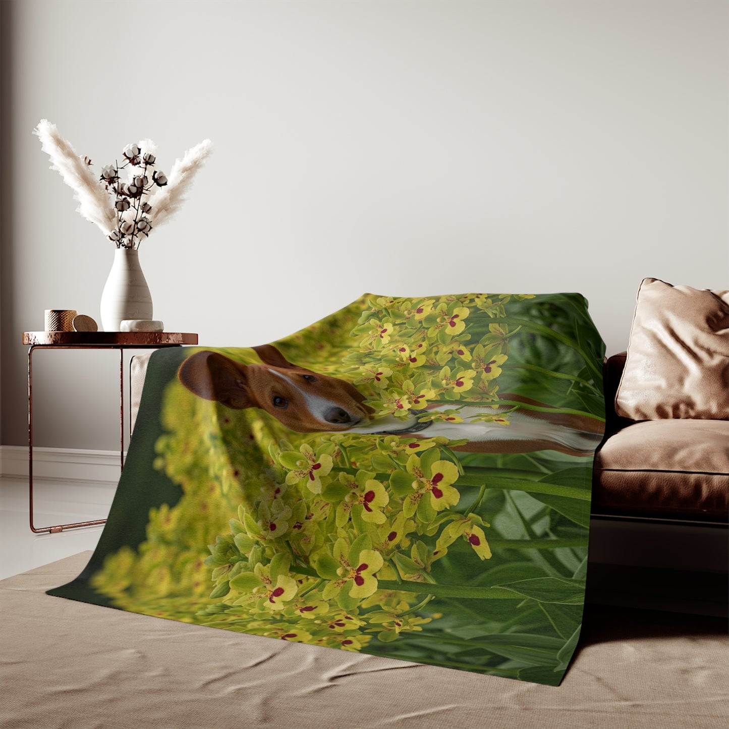 Basenji Sweatshirt Blanket