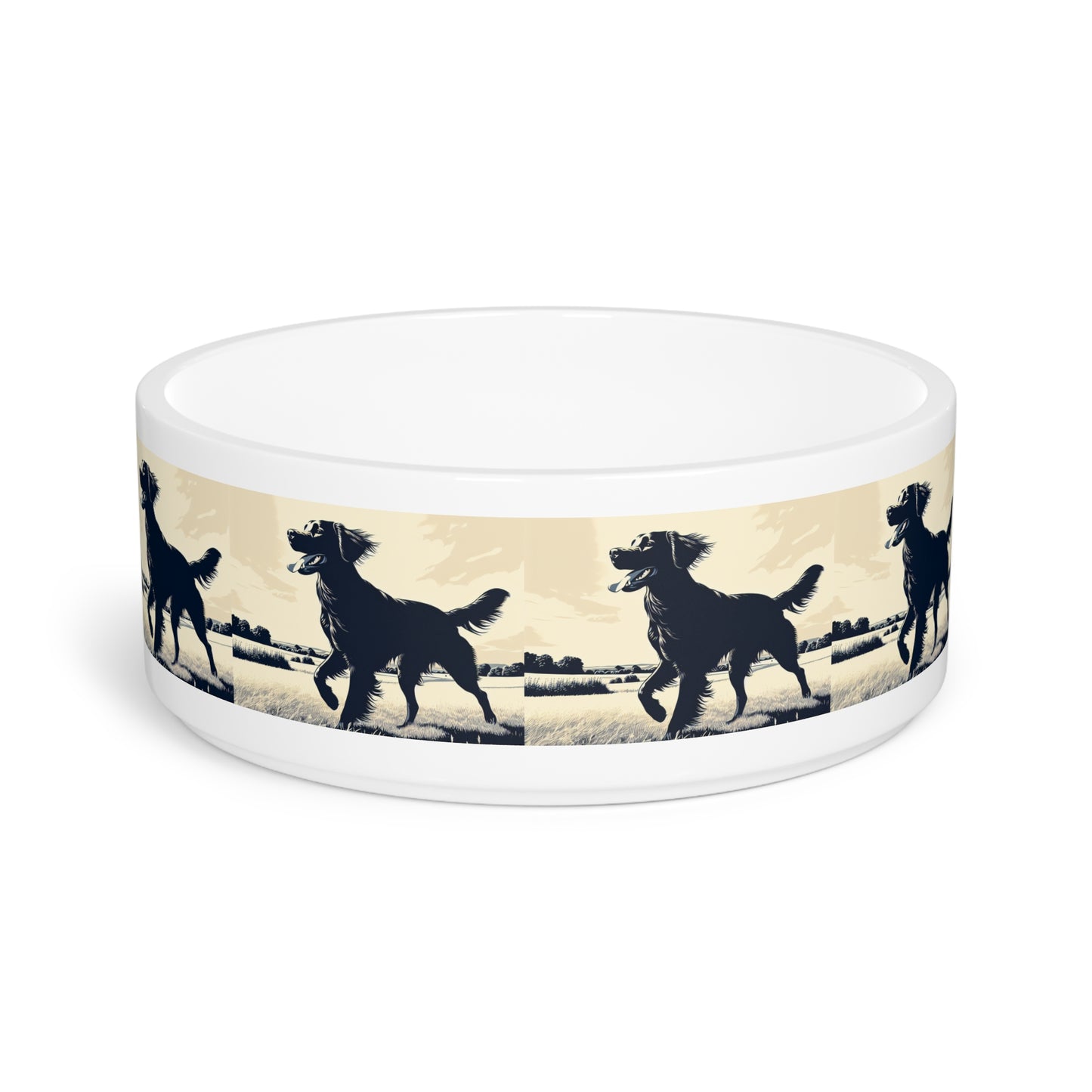 Flat Coated Retriever Pet Bowl