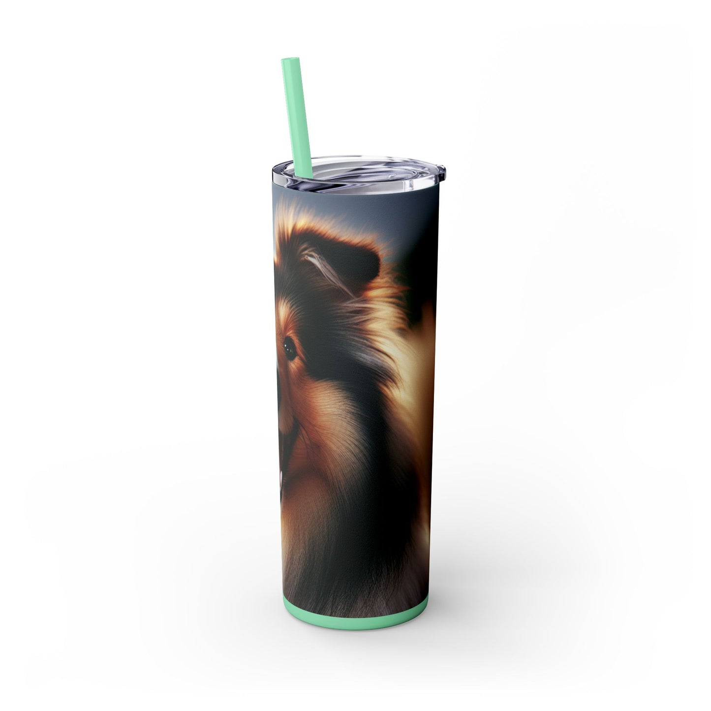 Vaso Collie con pajita, 20 oz