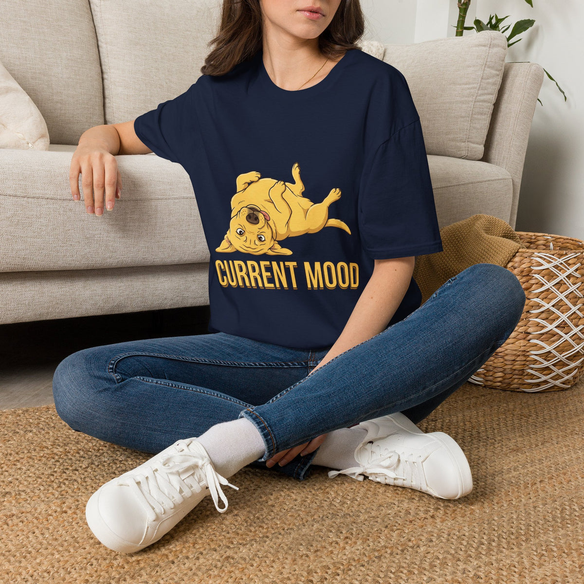 Yellow Labrador Retriever Current Mood Tee Shirt