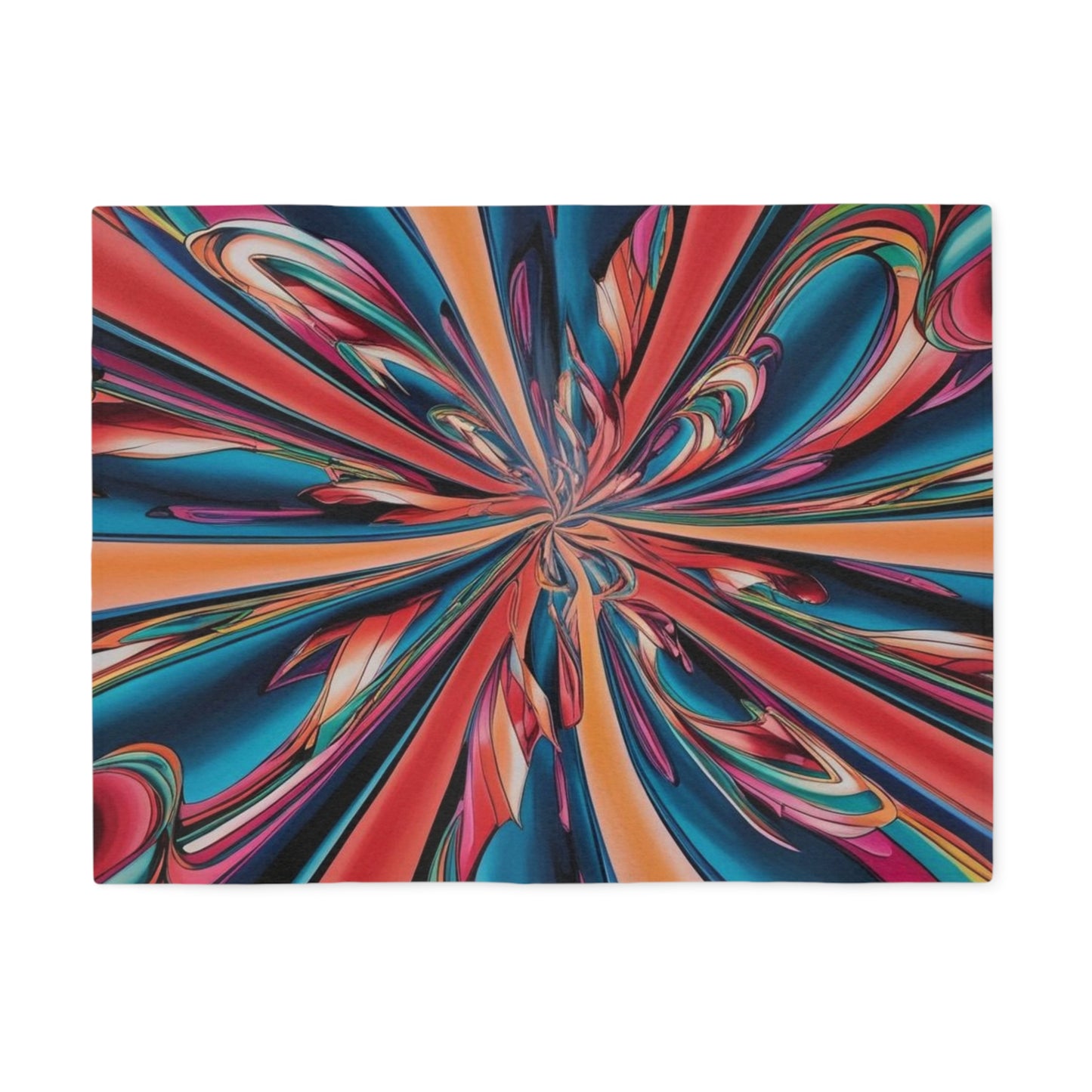 Sweat-shirt/couverture à illusion d'optique