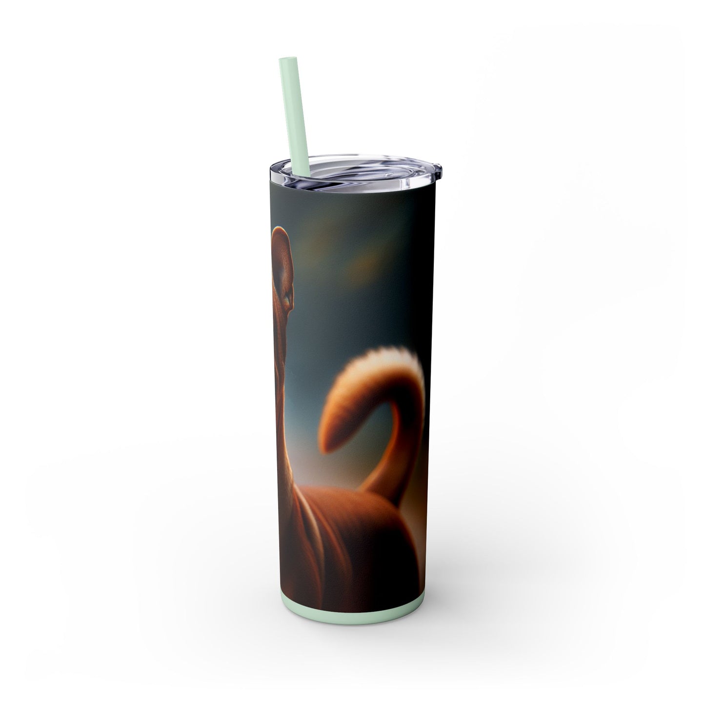 Gobelet isotherme de Chongqing (Chine) avec paille, 590 ml (20 oz).