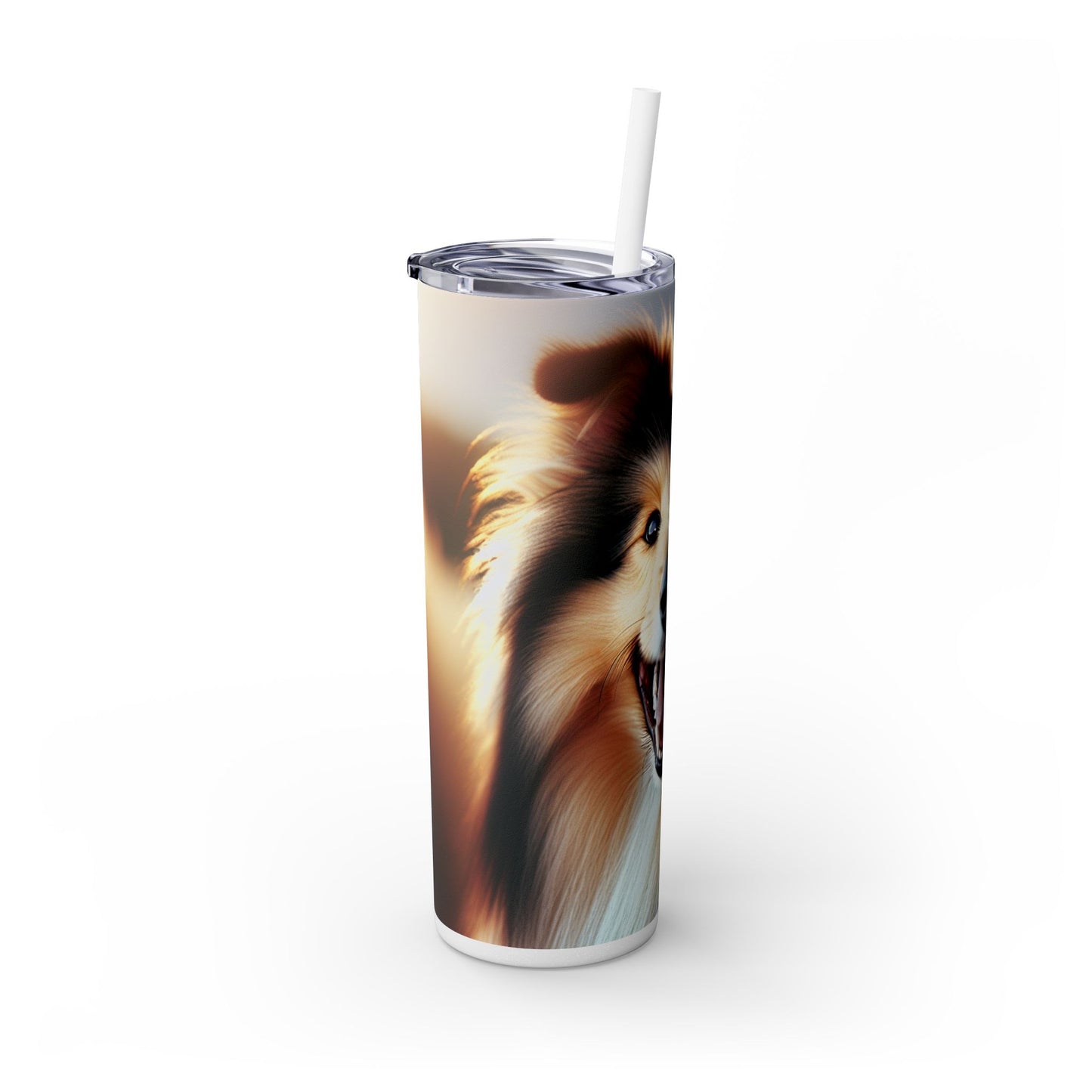Vaso Collie con pajita, 20 oz