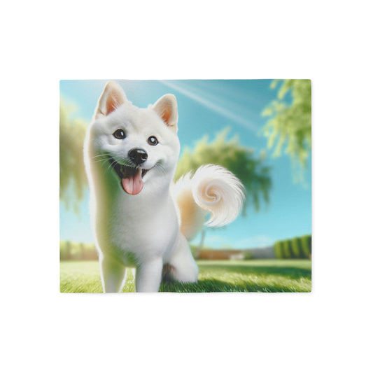Kishu Ken Sweatshirt Blanket