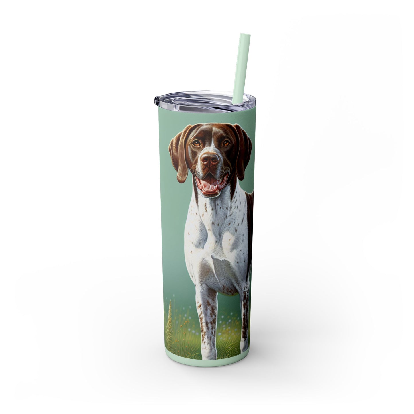 Pointer Skinny Tumbler with Straw, 20oz