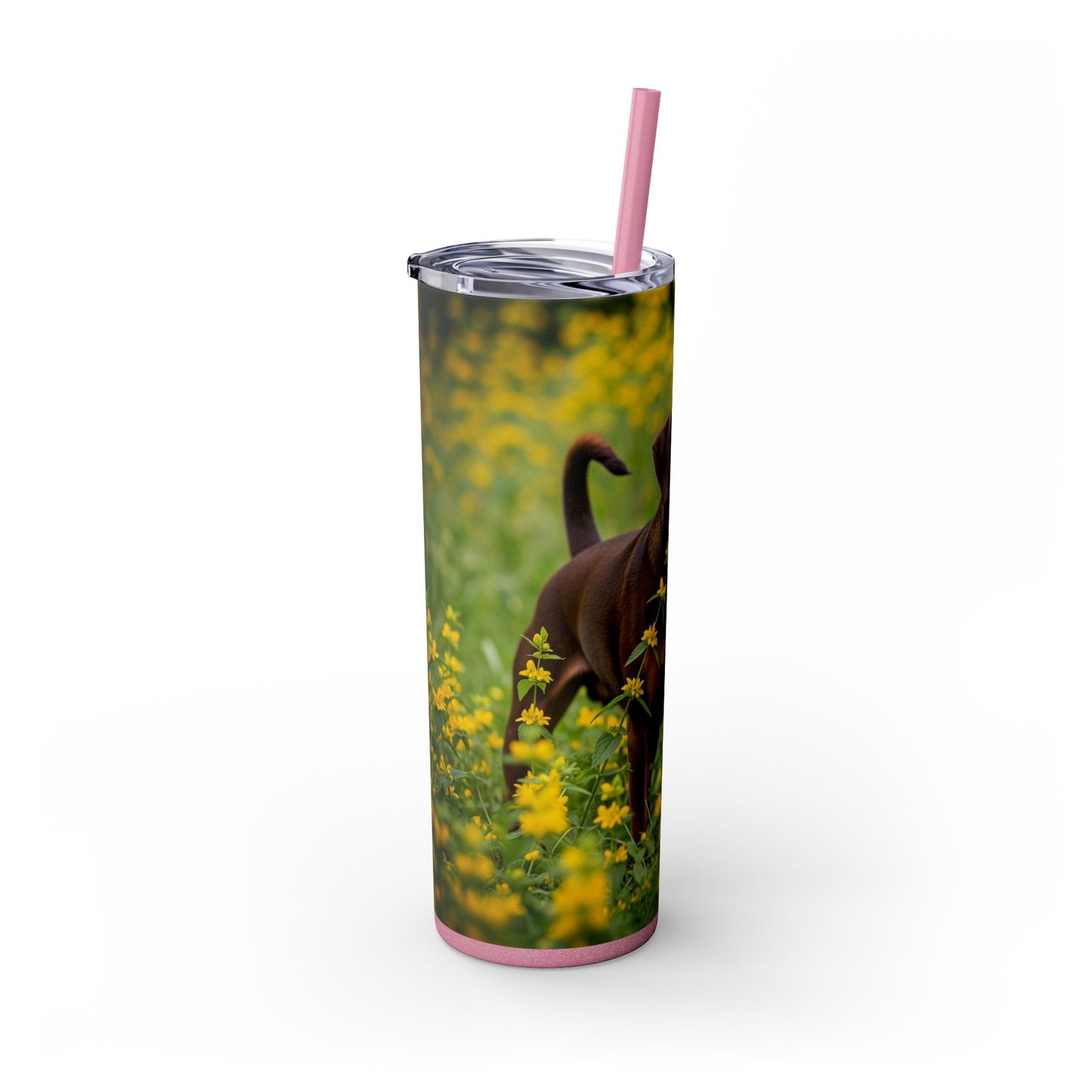 German Pinscher Tumbler with Straw, 20oz