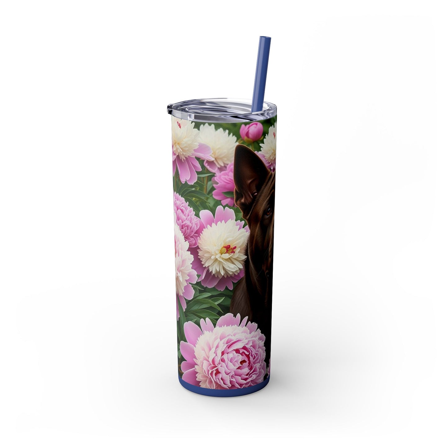 Gobelet isotherme de Chongqing (Chine) avec paille, 590 ml (20 oz).