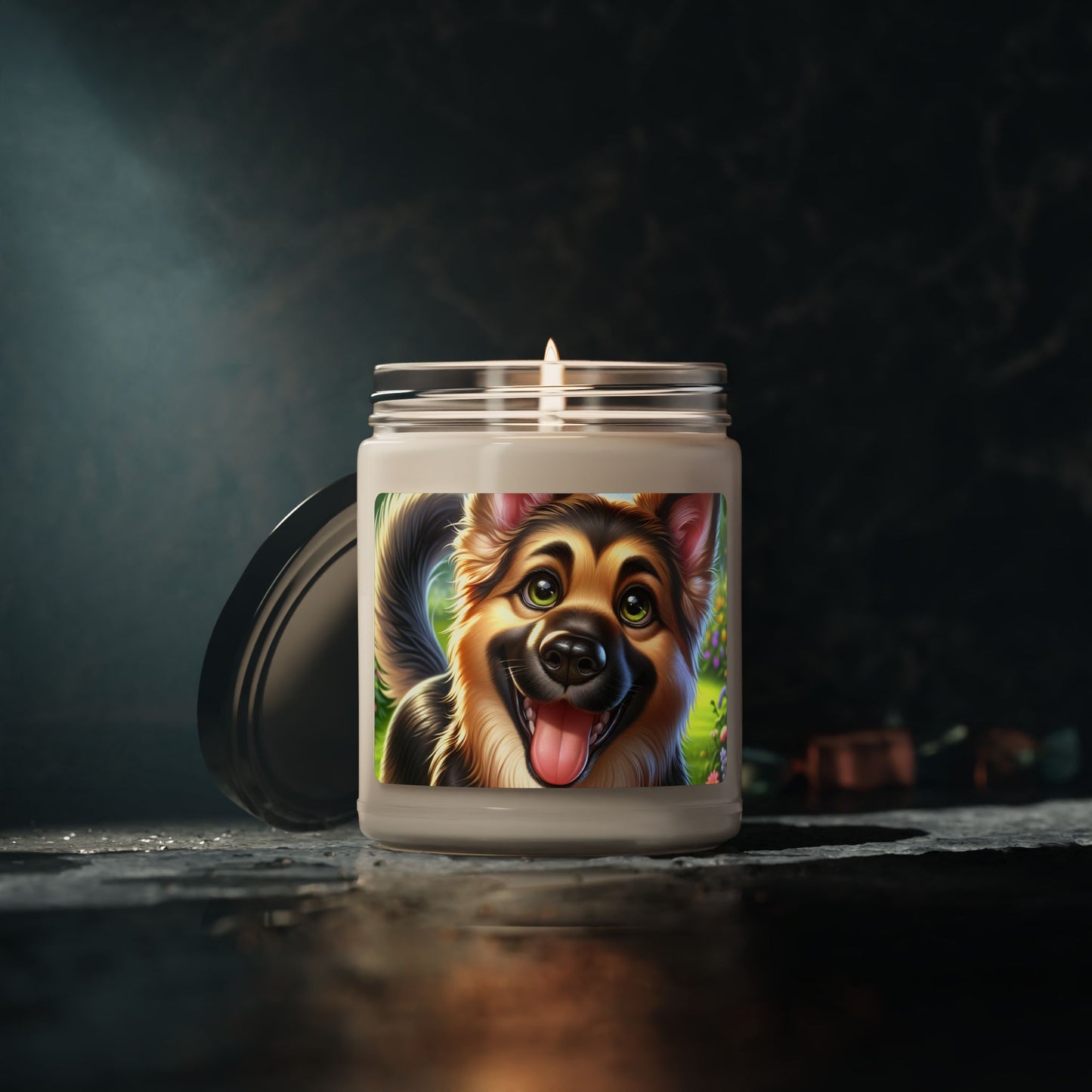 German Shepherd- Scented Soy Candle, 9oz